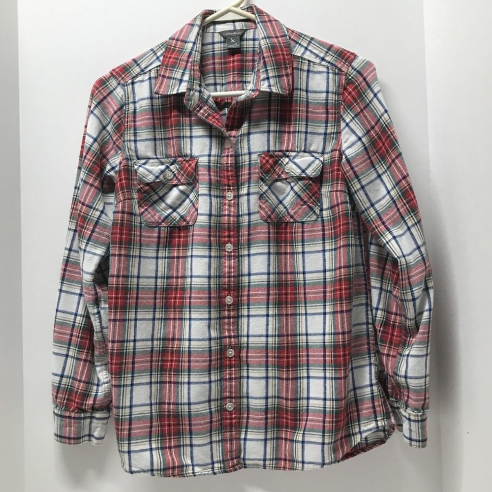 Eddie Bauer Flannel Shirt in Stewart Victoria Tartan